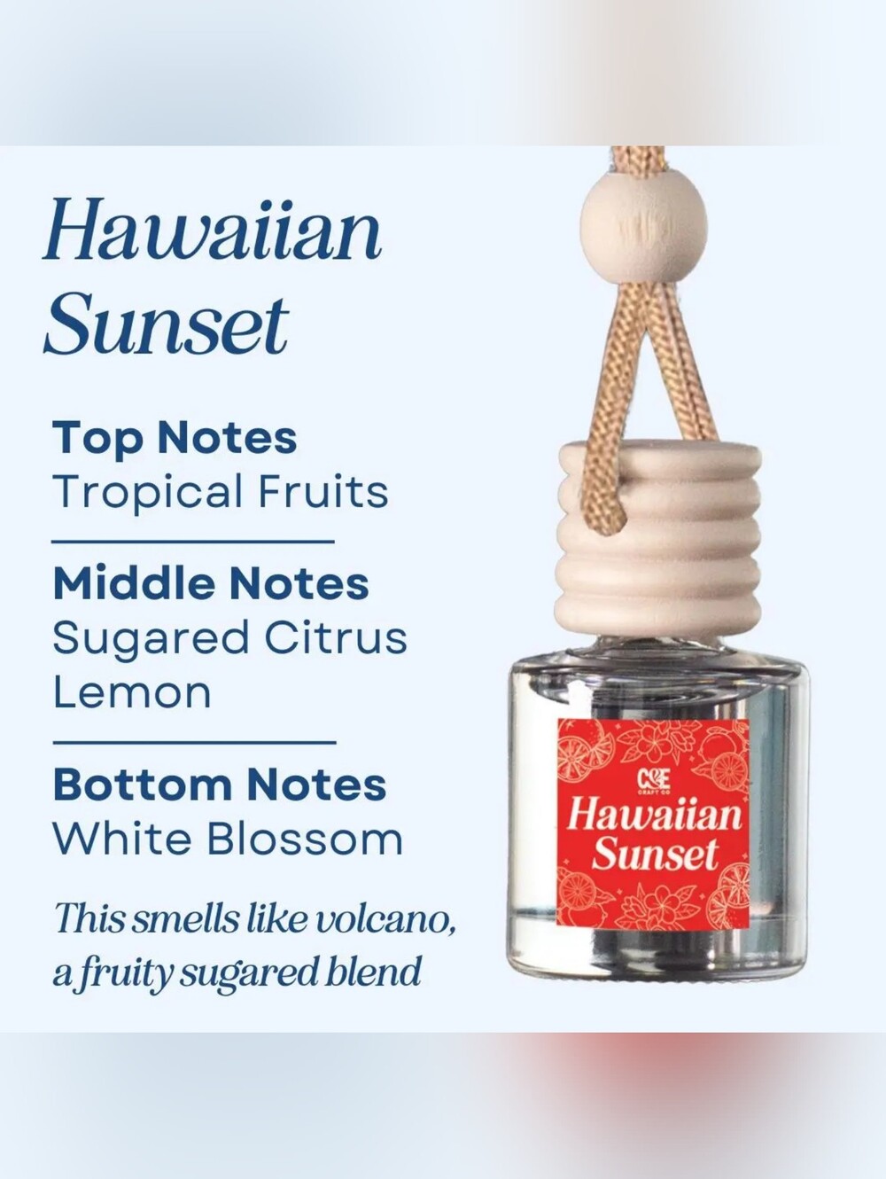 NEW C&E Hawaiian Sunset Car Freshener